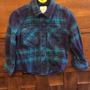 Peek Brushed Flannel Plaid Button down Shirt
